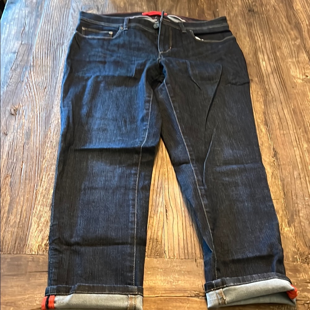 L.L. Bean Blue Straight Leg Jeans Classic Style